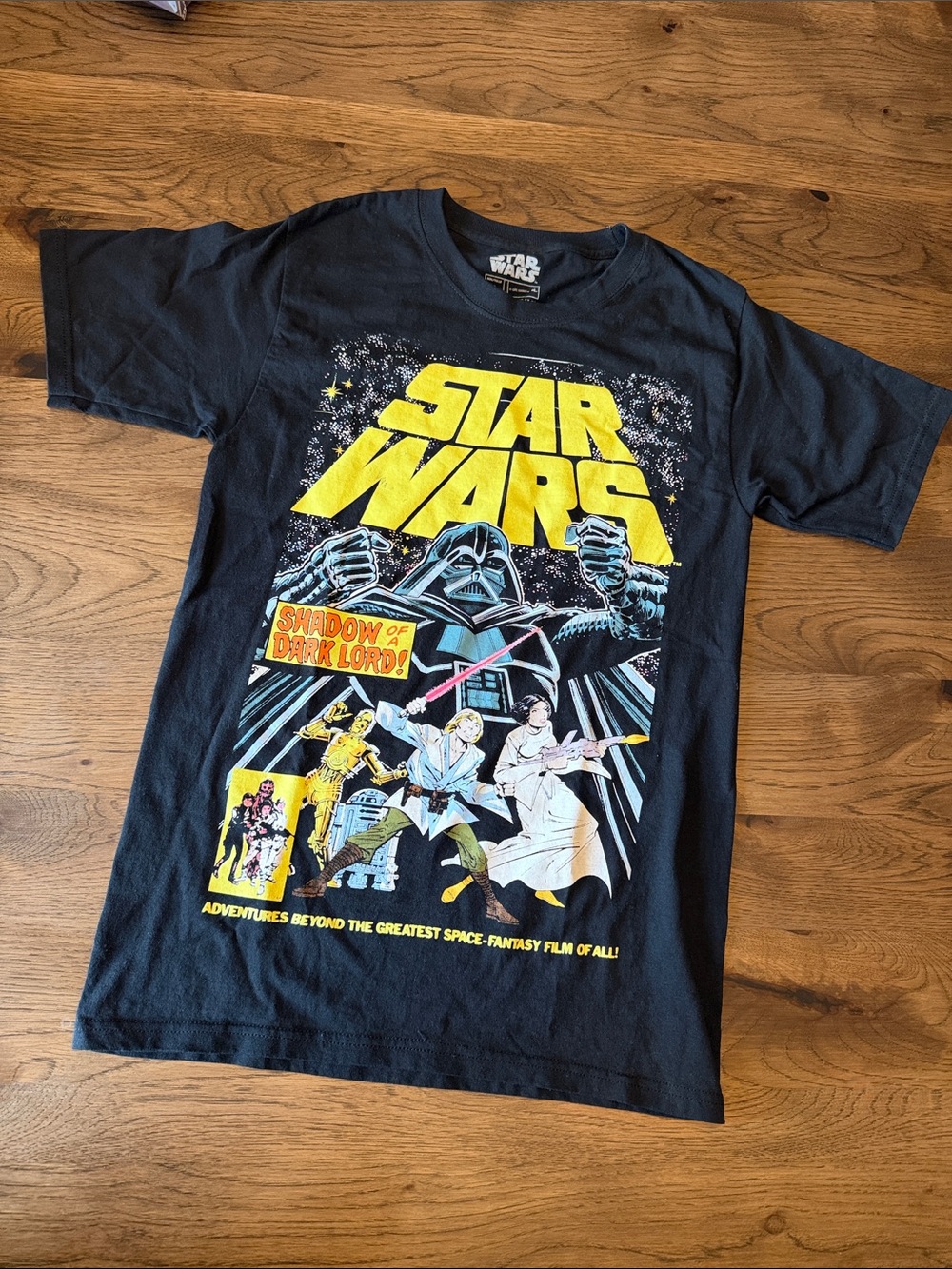 Star Wars Men's Small Black Cotton T-shirt